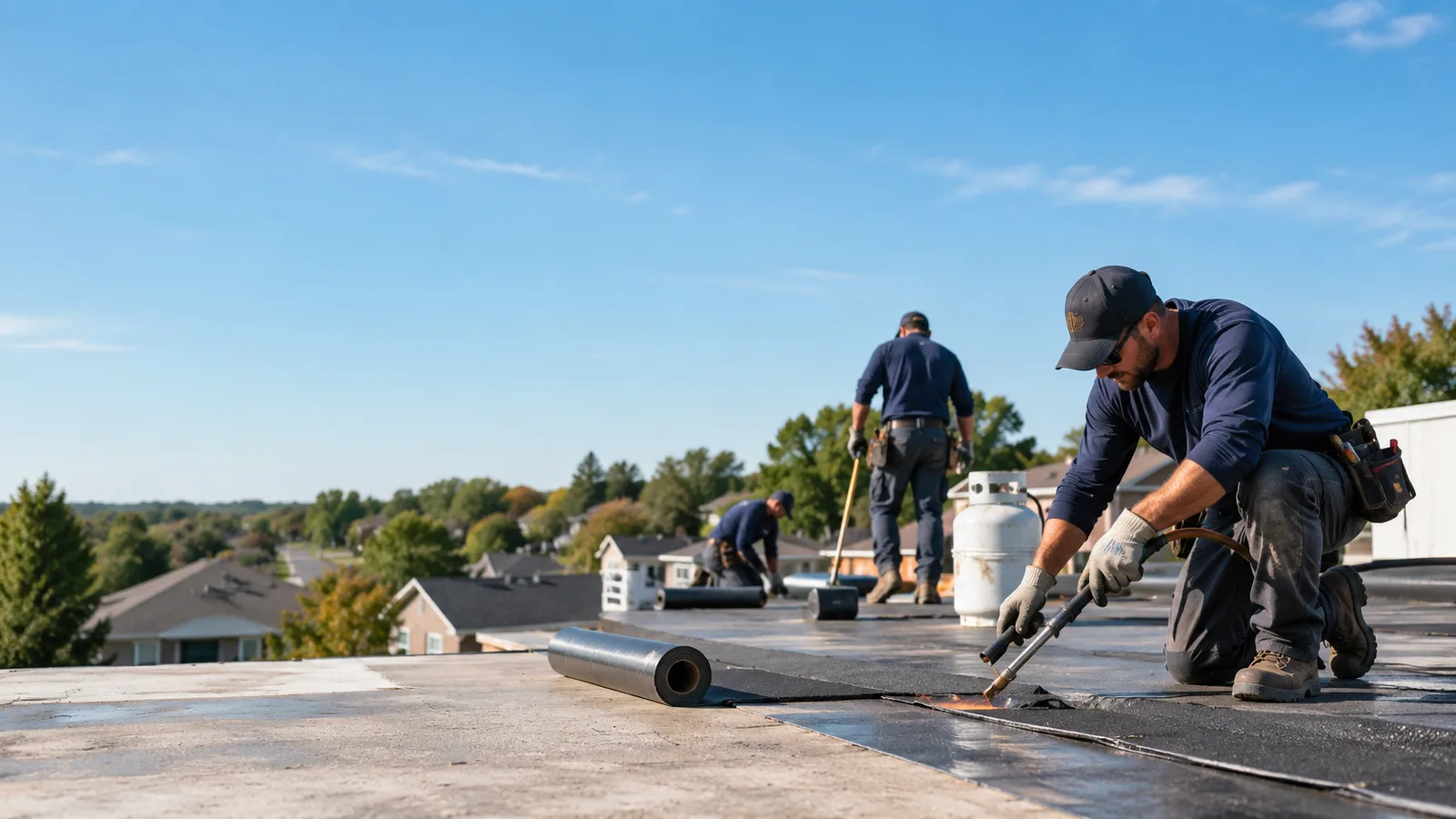Flat Roof Leak Repair providers in Nebo, IL